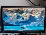 Lg Computer Monitor/screen 24 Inch With Stand & Cables E2411pb-bn (used). Fixed Price $39.00.