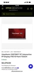 Viewsonic Cde7061t 70" Full Hd Interactive Display. Fixed Price $600.00.