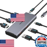 Usb-c Laptop Docking Station Triple Monitor 4k 160hz/8k, 7-in-1 Dock. Fixed Price $61.13.