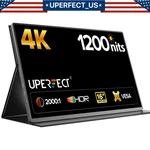 Uperfect 4k Portable Monitor,16" 1200 Cd/m Gaming Monitor Amd Freesync. Fixed Price $119.99.