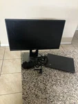 Black Lenovo Chromebook S330 And Grey Dell 60hz Monitor. Fixed Price $85.00.