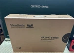 Viewsonic Va2447-mh 24" 1080p Led Monitor Hdmi Vga Freesync 75hz. Nob. Fixed Price $85.13.