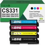 Compatible W/ Lexmark 20n10k0 20n10c0 20n10m0 20n10y0 Toner Set For Cs331 Cx431. Fixed Price $244.99.