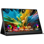 Eviciv 16" Portable Monitor 2k Qhd Display Hdmi Usb C & Otg For Computer Laptop. Fixed Price $59.99.
