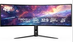 Redragon 49" Curve Compute Gaming Monitor - Dqhd 5120x1440, 32:9, 240hz, 2.2ms. Fixed Price $899.00.