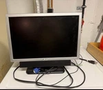 Dell Se198wfpv 19 1440x900 Lcd Monitor W/ Power Cord + Cable Speaker Add On. Fixed Price $22.00.