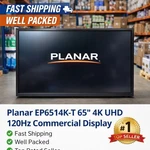 Planar Ep6514k-t 65" 4k Uhd 120hz Commercial Display Interactive New. Fixed Price $1175.00.