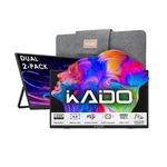 Kado Dual Portable Monitor Setup - 2-pack 15.6" Fhd For Lapt.... Fixed Price $168.64.