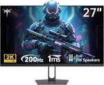 27 Inch Gaming Monitor - 2k Qhd 2560 X 1440 Monitor, Up To 210hz & 1ms, Bulit-in. Fixed Price $244.91.
