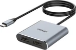 Fairikabe Usb C To Dual Displayport Mst Hub Splitter 4k 60hz Type. Fixed Price $49.99.