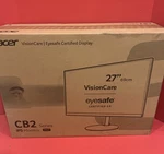 Acer 27" Led Monitor Cb272u ***free Shipping***. Fixed Price $199.95.