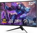 Redragon Gm32 32" Curve Computer Gaming Monitor - Qhd 2560x1440, 180hz, 1.76ms. Fixed Price $259.00.