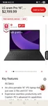 2024 Lg Gram 16" Laptop Intel Core Ultra 7 2tb Nvme 32gb Touch 16z90s B. Fixed Price $1594.00.
