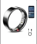 Mirlray Smart Ring Health Tracker, Blood Oxygen Heart Rate, Long Battery, Sleep. Fixed Price $20.88.
