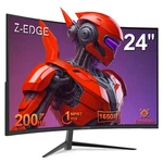 Z-edge Ug24 24" 1080p Fhd 200hz 1ms Curved Gaming Monitor, Freesync, Hdmi, Dp. Fixed Price $109.99.