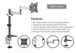 20% Off! Ldt11-c012 Aluminum Lcd Vesa Desk Mounts For 13''-27'' Monitors,1-arm. Fixed Price $34.21.