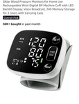 Oklar Wrist Blood Pressure Monitor Rechargeable Digital Bp Machine Led Display. Fixed Price $21.00.