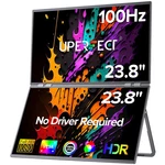 Uperfect Delta 23.8" 100hz Portable Gaming Monitor 1920*1080 Dual Laptop Screen. Fixed Price $369.99.