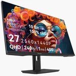 Prechen 27" Qhd 240hz 1ms Gaming Monitor Hdr400 Speakers Vesa 75x75mm Black. Fixed Price $100.00.