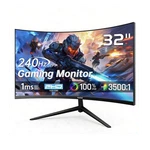 Gawfolk 32in Curved Fhd Gaming Monitor 240hz 1ms Hdr Adaptive-sync Black. Fixed Price $200.00.
