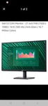 Dell E2723h Monitor - 27 Inch Fhd (1920 X 1080) 16:9 300 Nits Anti-glare. Fixed Price $160.00.