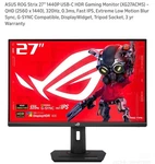 Asus Rog Strix 27" 1440p 320hz Hdr Gaming Monitor (xg27acms). Fixed Price $139.99.