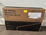 Lg 27bk400 27" Fhd Monitor 1920x1080 - New In Sealed Box. Fixed Price $90.00.