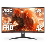 Aoc C32g2ze 32" Curved Frameless Gaming Monitor Full Hd 1920x1080 Va 0.5ms 240hz. Fixed Price $267.93.
