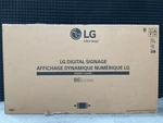 Lg 86" Commercial 4k Uhd Signage Display 86ul3j-b Open Box. Fixed Price $2399.99.