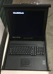 Belkin 17" Lcd Rack Console 1u, Single-rail Technology F1dc108b-sr 8 Port Kvm. Fixed Price $259.00.