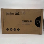 New Viewsonic 27" Vg2756-4k 4k Uhd Ips 60hz Business Monitor. Fixed Price $224.99.