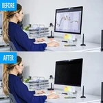 2 Pack Ceydebne 23 Inch Privacy Screen For Monitor With 16:9 Widescreen. Fixed Price $29.99.