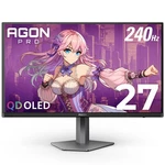 27 Gaming Monitor Qd Oled 2560x1440 240hz 0.03ms Hdr400 Aoc Agon Pro Adjustable. Fixed Price $728.99.