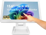 Angel Pos 15.6 Inch 1920 X 1080 Fhd Ips Touchscreen Monitor With Metal Stand. Fixed Price $249.99.