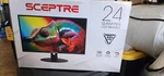Sceptre E248w-19203r 24-inch Widescreen Led Gaming Monitor 75hz, 1920x1080. Fixed Price $65.00.