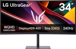 Lg - Ultragear 34" Wqhd 240hz 1ms Freesync Premium Gaming Monitor With Displa.... Fixed Price $399.99.