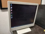 Vintage Nec L172r6 Accusync Lcd71v 17" Vga Monitor 1280x1024 Beige + Stand. Fixed Price $159.00.