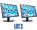 Lot2 Dual Lenovo Lt2013pwa 19.5" Hd+ Led Lcd Monitor 16:9 Dp Hdmi+original Stand. Fixed Price $79.99.