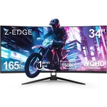 Z-edge 34" 3440x1440 Ultra Wide 21:9 165hz 1ms Curved Gaming Monitor, Hdmi + Dp. Fixed Price $199.99.