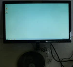 Asus Vk228h Monitor, Light Use, Small Scratch, With Stand. Fixed Price $95.00.