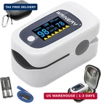 Wrinery Oxygen Saturation Monitor, Pulse Oximeter Fingertip, O2. Fixed Price $41.29.