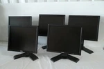 Lot-5 Dell 1708fp P170sf Lcd Monitor 17" Black Usb Hub Dvi Vga Vmpx3 Yvg53 C182j. Fixed Price $375.00.
