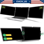 Eviciv 14" Tri-screen Laptop Monitor Extender Triple Display Kompatibel Mit Mac. Fixed Price $189.99.