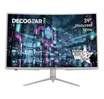 Deco Gear 39" Curved Widescreen Gaming Monitor, 165 Hz, Hdr400, White Open Box. Fixed Price $312.79.