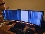 Philips 499p9h 48.8" Dqhd Va Lcd W-led Curved Screen Monitor (screen Damaged). Fixed Price $200.00.