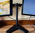 Viewsonic Va2446mh-led 24" Widescreen Hdmi Dual Monitors 1920 X 1080 Vivo Stand. Fixed Price $30.00.