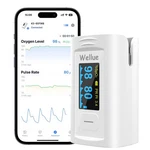 Wellue Bluetooth Pulse Oximeter Fingertip, Blood Oxygen Saturation Monitor With. Fixed Price $42.47.