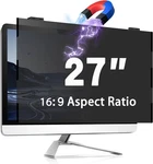 Jeapka Privacy Filter 27 Inch For Frameless Monitor, Anti-glare Shield. Fixed Price $49.99.