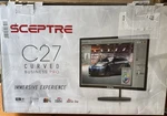 Sceptre 27" Curved Business Pro Led Monitor, Fhd C275w-1920rn. Fixed Price $129.00.