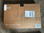 Msi Pro Mp2412 Monitor. Fixed Price $79.99.